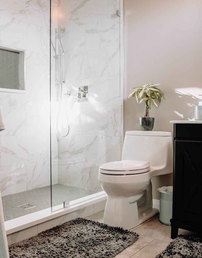 white ceramic toilet bowl beside white ceramic toilet bowl