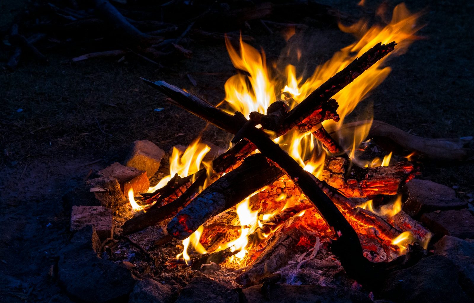 photo of bonfire