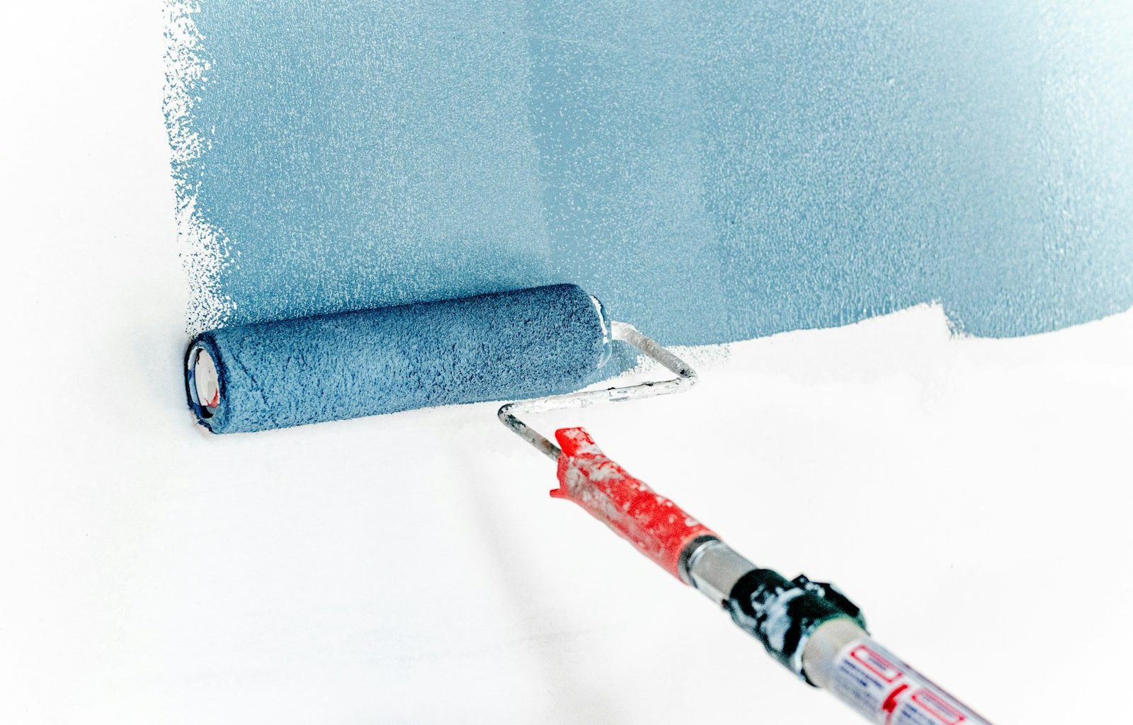 blue paint brush