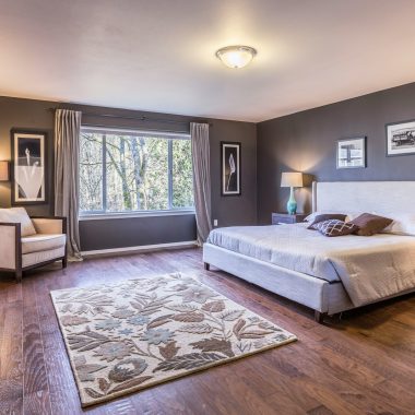 white bed frame