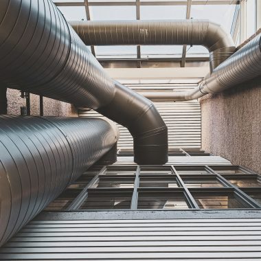 black and gray metal pipe