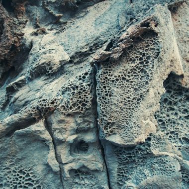white and gray rock formation